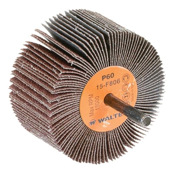 Walter Surface Technologies 3 in. x 1-1/2 in. Grit 60 Coolcut Flap Wheels 15F806 - main